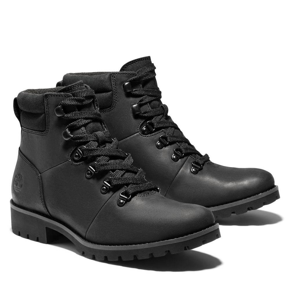 Botas de Montaña Timberland Mujer Ellendale Mid Negras - Chile PZQ-285714